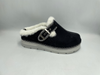 Navy Synthetic Textile-Suede