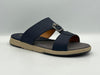Navy : Synthetic Leather