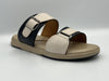 Black-Beige : Synthetic Leather