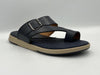 Navy : Synthetic Leather