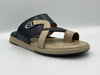 Navy-Beige : Synthetic Leather