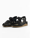 Black-Black : Synthetic Fanetta-Nubuck