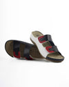 White-Navy-Red : Synthetic Fanetta