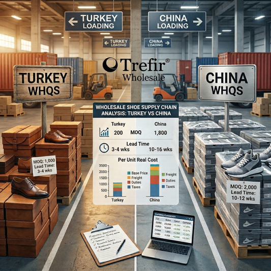 Turkey vs China for Wholesale Shoes: Lead Times, MOQ, and Real Cost Compared
