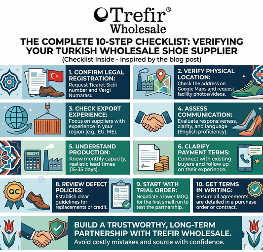 How to Verify a Wholesale Shoe Supplier in Turkey Before Placing Your First Order (Checklist Inside)
