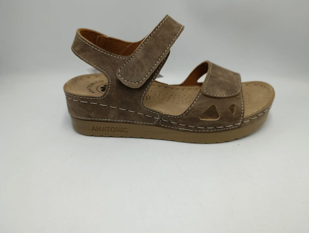 Womens Sandals 154027 brown in metod is wrong