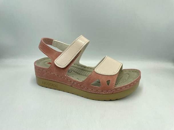 Womens Sandals 154027 brown in metod is wrong