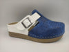 Navy-White : Synthetic Nubuck