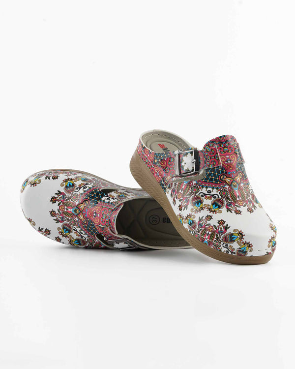 Women's Printed Sabo Clogs | Wholesale Bulk Footwear — Lightweight & Durable