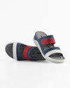Red-Navy-White : Synthetic Nubuck